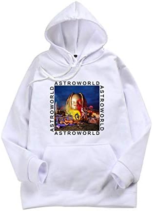 Print Travis Scotts ASTROWORLD Hooded Hoodies Men/Women Harajuku Hip Hop Sweatshirt