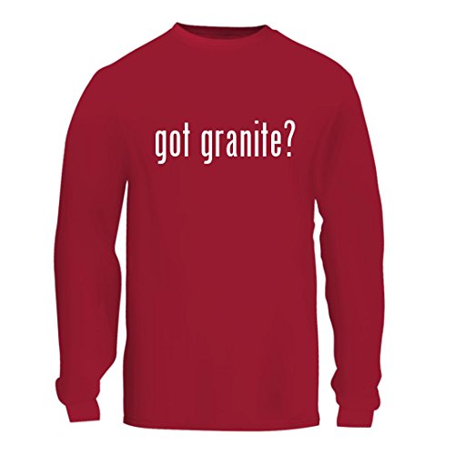 Click Here to See More Images got granite? - A Nice Men's Long Sleeve T-Shirt Shirt, Red, Large