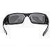 Sunclassy Mens Dark Polarized Sunglasses Anti Glare Driving Wrap Around Driving Square Frame Motorcycle Block UVA UVB UVC (Matte Black)