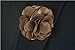 WeiShang Men's Lapel Pin Flower Handmade Boutonniere for Suit (Style A 8 Pack)