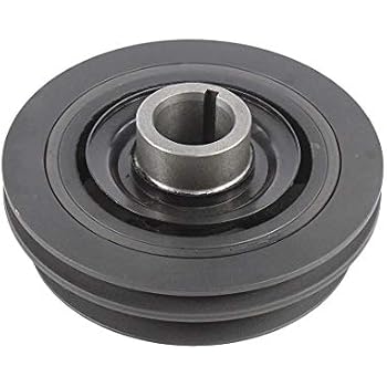 TRQ Harmonic Balancer Crankshaft Pulley Replacement For Toyota 4runner Celica Pickup Compatible 957386