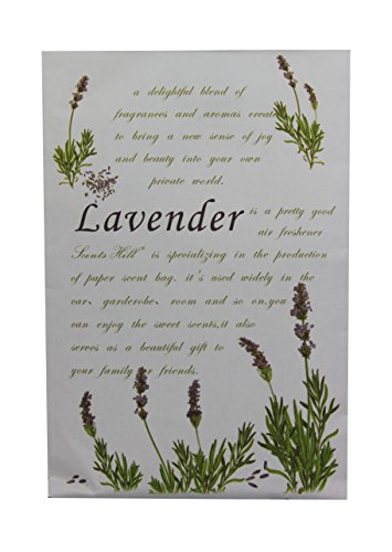 Feel Fragrance Scent Sachets for Drawer and Closet,Lot of 4(Lavender)