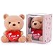 Gloveleya I Iove You Plush Teddy Bear Lover's Gift Toy Red Heart 6 Inches with Gift Box primary