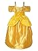 ReliBeauty Little Girls Princess Belle Costume Sleeveless Layered Dress up, Yellow, 6X