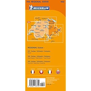 Suisse Sud-Ouest (Michelin Regional Maps)