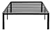 Olee Sleep 14 Inch Dura Metal Steel Slat Bed Frame, Twin XL