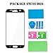 BONUM Galaxy S7 Edge Screen Protector, Full Coverage Anti-Scratch, Anti-Fingerprint, Easy to Install Curved Tempered Glass (Black)