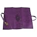 RETON Purple Vintage Style Rollup Pencil Case, Pencil Bag, Pen Pocket - PU Leather