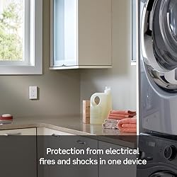 Leviton Dual-Function AFCI/GFCI Outlet, 15
