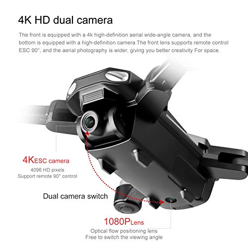 S105 PRO Drone GPS 5G Wifi Professional 4K HD Double Camera Brushless Motor Drones Stabilier, Drone for Adult with 3… - Image 3