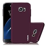 S7 Case,GALAXY S7 Case - Hard PC Plastic Corner Full Protection [Ultra Slim] [Shock-Absorption] [Anti-Scratch] Premium Coated Layer Smooth Surface TURATA® Case for Samsung Galaxy S7(Purple)