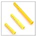 Lind Kitchen 100pcs M6x40 Plastic Expansion Pipe Column Anchor Wall Plug Frame Fixings Expansion Tube