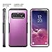 YOUMAKER Case for Galaxy S10+ Plus, Metallic Purple Heavy Duty Protection Full Body Shockproof Slim Fit Without Built-in Screen Protector Cover for Samsung Galaxy S10 Plus 6.4 inch - Purple