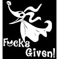 Jack Skellington Zero F CKS Given White 6 Inch Vinyl Car Decal Horror Movie Classic Nightmare Before Christmas
