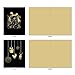 The Best Card Company Variety Pack of 10 Blank Christmas Greeting Cards with Envelopes (Not Gold Foil), Humor Holiday Assortment for Men and Women - Golden Holidays M6723XSB