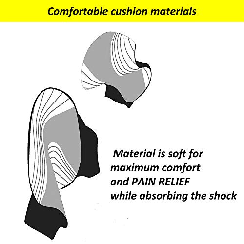 Soccer Shin guards with Extreme Armour Pu Foam Protection, with Compression Sleeve ,Men and Women Fit Height Range 5'9'' ~ 6'5'' - Thumbnail 2