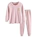 2PCS Kids Thermal Underwear Long Johns Set Toddler Boys Girls Pajamas Cotton Warm Base Layer Suits for 3-8Yearsthumb 1