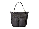 Olivia and Joy Designer Handbags: Zip Zoom Tote Bag - Black (See More Colors)