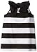 Mud Pie Little Girls' Flower Dress, Black/White, 3T
