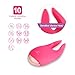 Louviva Vibrator Mini Clitoris Massager Sex Toy for Women - Cordless Vibrating Handheld Portable Massager-10 Speeds Cordless Rechargeable Waterproof.