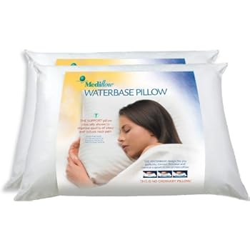 Mediflow Fiber: The First & Original Water Pillow, clinically Proven to Reduce Neck Pain & Improve Sleep. Therapeutic, Ideal for People Looking for Proper Neck Support