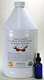 1 Gallon TNL Certified 35% Food Grade Hydrogen Peroxide + Free Real Blue Cobalt Dropper Bottle. Shipped Fast.