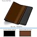 WORDSWORTH & BLACK Leather Desk Mat - Premium Vegan Leather Desk Pad - Double Sided Desk Mat - Ultra Ergocomfort Technology - 35