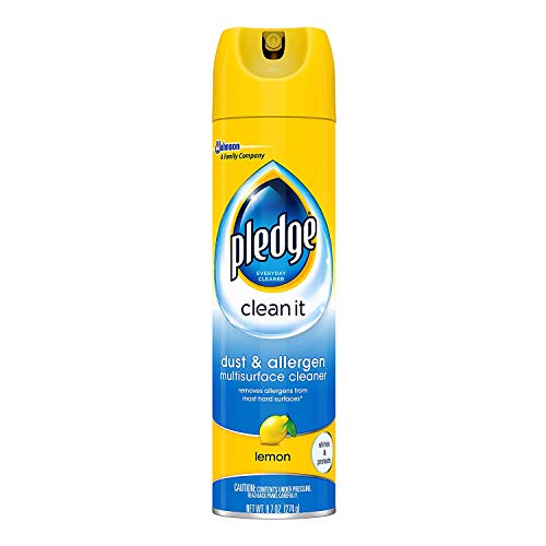 image for Pledge Dust & Allergin Furniture Cleaner, 9.7 OZ (Pack - 1), Blue