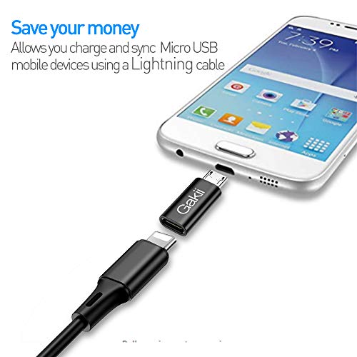 iPhone to Android Adapter, iPhone to USB C Adapter 2 Pack Fast Charge