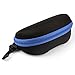Kingfansion Portable Carabiner Eye Glasses Sunglasses Hard Case Protector Box Holder (Blue)
