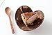 Kalea Heart Shaped Shallow Coconut Dish with Spoon - Real Natural Coconut Shells - Great for Food Art Photography and Desserts