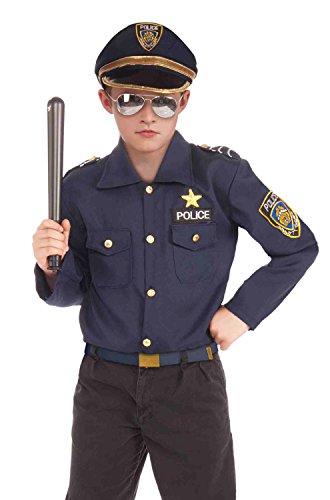 Instant Police Kids Costume Kit