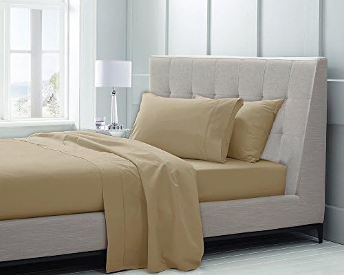 Top Sellers in Bedding Bamboo/Tencel Sheets On Amazon - Highest Quality - Blockbuster Sale! HOTEL COLLECTION LUXURY TENCEL HEM STITCH ULTRA SOFT SHEET SET, QUEEN - TAUPE