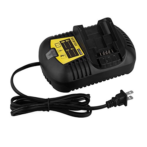 Biswaye DCB112 DCB115 20V Max Charger Charges All DCB201 DCB204 DCB606 DCB609 DCB207 DCB206 DCB203 DCB200 DCB120 DCB127 12V Max, 20V Max and 60V Max Li-Ion Cordless Tool Battery Packs