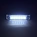 2 LONG HAUL BRIGHT CLEAR/WHITE LED SLIM LINE LED 12V 12 VOLT UTILITY STRIP LIGHTS 6 LEDS 4