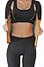 DoLoveY Neoprene Slimming Vest with Sleeves Exercise Workout Waist Trainer Corset Top Sauna Sweat Suits Hot Body Shapers for Weight Loss