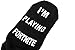YILLEU Men's Women's Cotton Novelty Socks Great Gift for Gamer Lovers (Ankle)