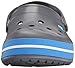 crocs Unisex Crocband Clog, Charcoal/Ocean, 6 US Men / 8 US Women
