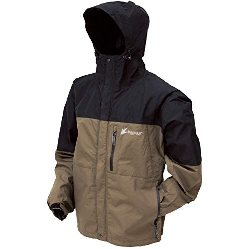 Frogg Toggs Toadz Toad Rage Rain Jacket, Stone/Black, Size Small - Thumbnail 3