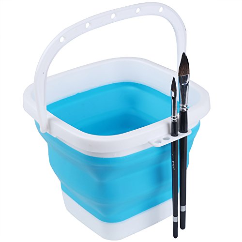 MEEDEN Foldable & Portable MultiPurpose Bucket Paint Brush Washer