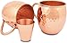 Zafmann Copper Mugs - Moscow Mule - Copper Mug - Hammered Moscow Mule Copper Mugs - Mule Mugs Cups Set- Copper Mugs Set - Solid Pure Copper - Mule Kit