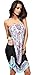 Honeystore Women's Fashion Spring Summer Flower Print Resort Beach Sundress