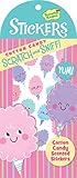 Peaceable Kingdom Scratch and Sniff Cotton Candy Scented Sticker Pack
