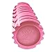 Zen Active High-Density Exercise Foam Roller - Ultimate Leg Massage Machines - 13 Inch Length, 5 Inch Diameter, Two Pattern Design with the Ideal Mix of Firmness and Pliability, Won’t Lose Shape Pink