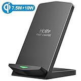Fast Wireless charger, PICTEK 7.5W Qi-Certified Wireless Charger Fast Charging Stand Compatible with iPhone X/XS/XS Max/XR/8/8 Plus, 10W Fast Charger Stand for Galaxy S8/S8+/S9/S9+/Note 9/8/S7/S7 Edge