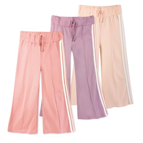 Butterblu Wilder 3-Pack Wide Leg Pants 100% Cotton, Sorbet, 2T at Amazon