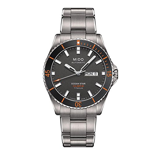 Mido Ocean Star Captain V M026.430.44.061.00 Grey / Silver Titanium Analog Automatic Men's Watch