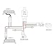 MICTUNING 12ft Wiring Harness Kit for Off Road LED Work Light Bar - Power Relay Blade Fuse ON/OFF Switch