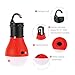 MonstGear 2 Pack Hanging Lantern 3 LED Hook Tent light Bulb for Outdoor Camping Hiking Fishing Portable Battery Powered Emergency Green