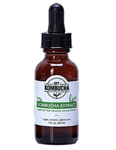 Kombucha Extract - All Natural Organic Tea Supplement Formula by GetKombucha® - (2 month supply) - Sugar Free, Caffeine Free, Alcohol Free - 1 Ounce- Shelf Stable - TSA Approved -Improve Digestion Kombucha Extract - All Natural Organic Tea Supplement Formula by GetKombucha® - (2 month supply) - Sugar Free, Caffeine Free, Alcohol Free - 1 Ounce- Shelf Stable - TSA Approved -Improve Digestion